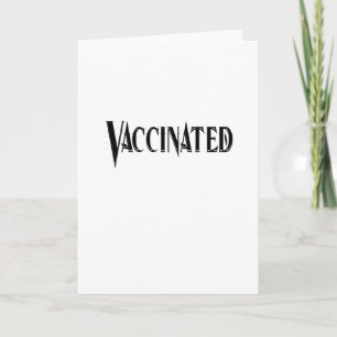 Carte Corona Covid-19 - Vacciné