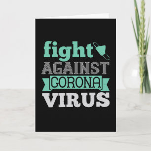 Carte Corona - Lutte contre le virus Corona