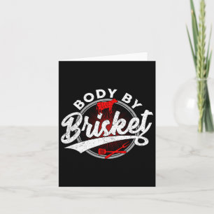 Carte Corps Par Brisket Funny Byrbecue Lover Smoker Bbq 