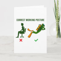 Correction de la posture de travail Plongée Plongé