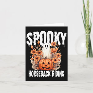 Carte Correspondance équitation équitation Halloween Cos