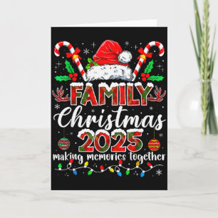 Carte Correspondance Santa Noël Famille Noël 2025 