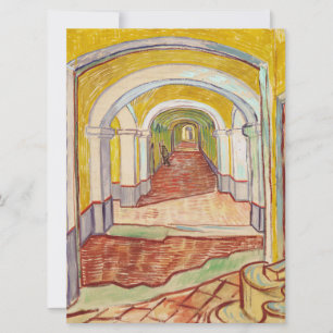 Carte Corridor dans l'asile (par Vincent van Gogh)