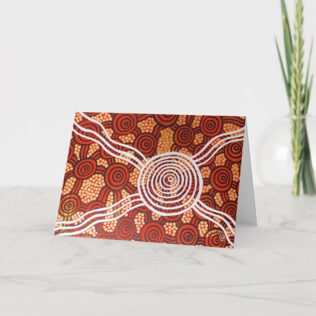 Carte Corroboree II Art autochtone (Devant)