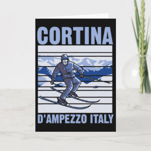 Carte Cortina D'ampezzo Italie Ski 