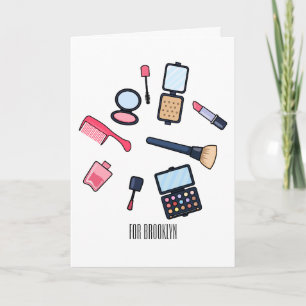 Carte Cosmétique / maquillage illustration