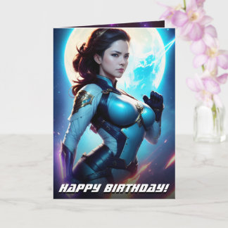 Carte Cosmic Retro 50's Sci-Fi Nova Space Ranger