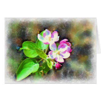 Carte cosmique de fleurs