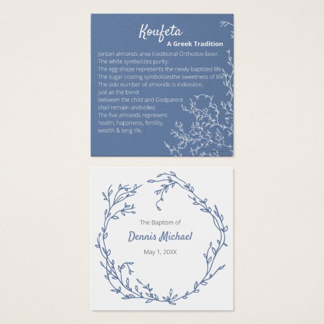 Carte Cosmos Koufeta (Devant & derrière)