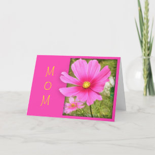 Carte Cosmos pour la fête des mères