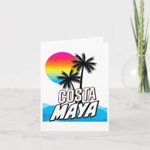 Carte Costa Maya Mexique Croisière de vacances Coucher d