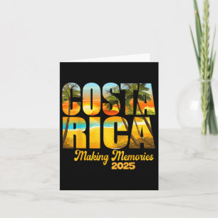 Carte Costa Rica 2025 Créer des souvenirs Famille assort