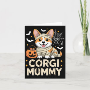 Carte Costume Amoureux des chiens d'Halloween Corgi Mumm