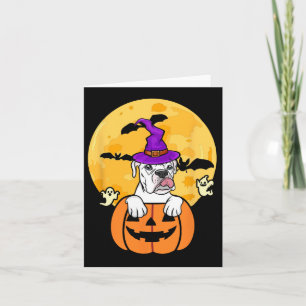 Carte Costume Amoureux des chiens Halloween en boîte bla