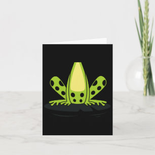 Carte Costume Corps de grenouille mignonne Reptile facil
