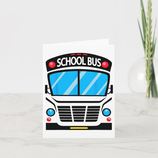 Carte Costume De Bus Pour Adultes Et Enfants À L'École H (Devant)