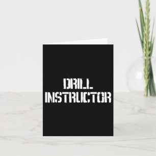 Carte Costume de camp d'entraînement instructeur de fora