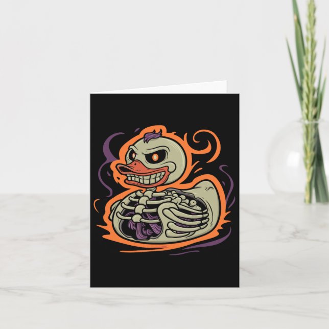 Carte Costume de canard en caoutchouc squelette Canard e (Devant)