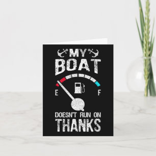 Carte Costume de capitaine de bateau Mon bateau ne fonct