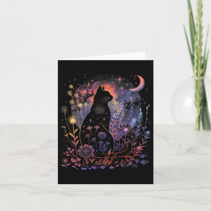 Carte Costume de chat noir Halloween Amoureux des chats