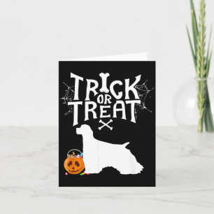 Carte Costume de chien Halloween Trick Or Treat Er Spani