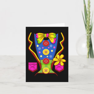 Carte Costume de clown pour enfants Hommes Femmes - tenu