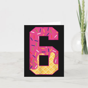 Carte Costume de couple de glace dégoulinante numéro 6 H