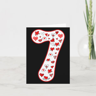 Carte Costume de couple numéro 7 Duo 67 Mème Six Sept Va