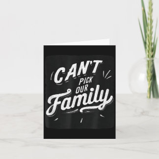 Carte Costume de famille cool, on ne peut pas choisir