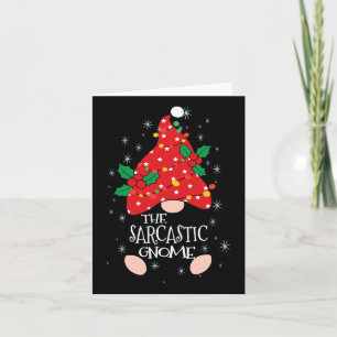 Carte Costume de Gnome Sarcastique Famille Correspondant