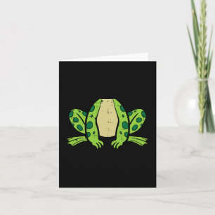 Carte Costume de grenouille Halloween Funny Cottagecore