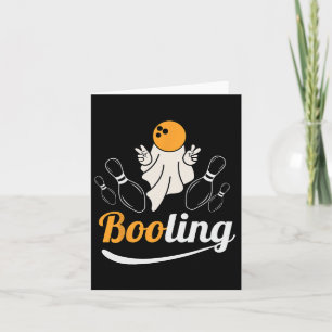 Carte Costume de Halloween drôle de fantôme Boo Booling 