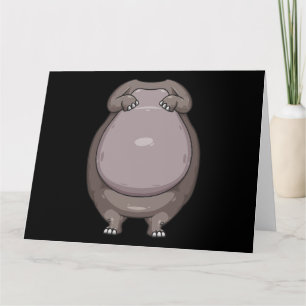 Carte Costume de Halloween Hippopotame Sans Tête Cool Dr