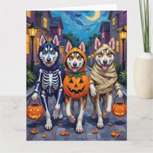 Carte Costume de Halloween pour Trick-or-Treating de Hus