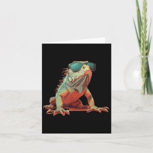 Carte Costume de jumeaux iguane pour amateurs de reptile