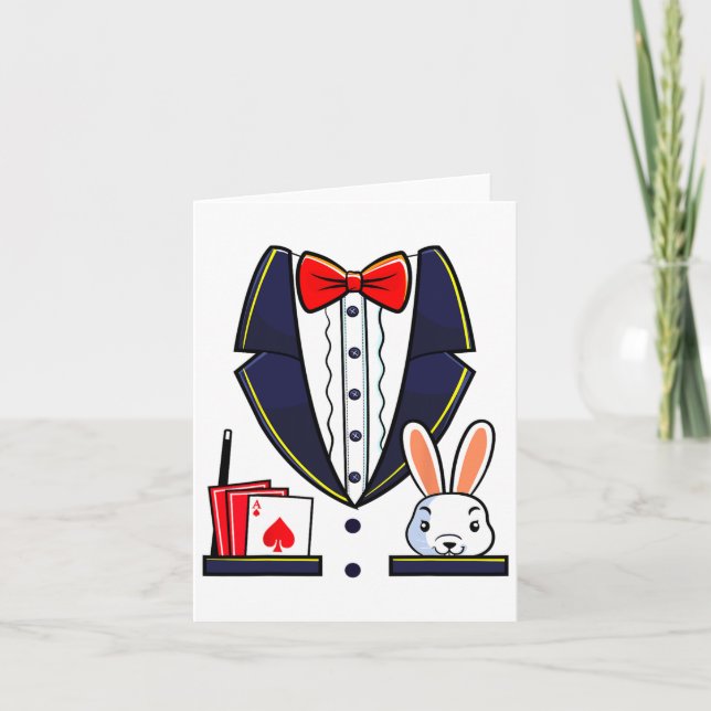 Carte Costume de magicien Halloween Magazine Hommes Femm (Devant)