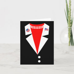 Carte Costume de pantalon de Kamala Harris Fête féminine