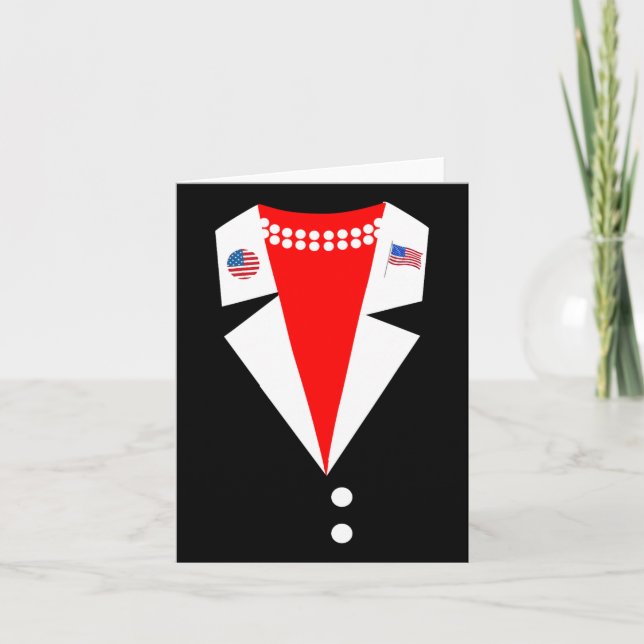 Carte Costume de pantalon de Kamala Harris Fête Présiden (Devant)