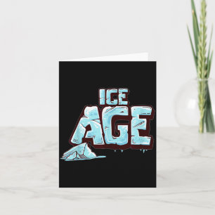 Carte Costume de saison de glace froide pour enfants et 