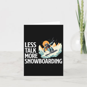 Carte Costume de snowboard Ventilateur de neige Snowboar