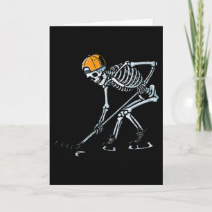 Carte Costume de squelette de hockey sur glace pour garç
