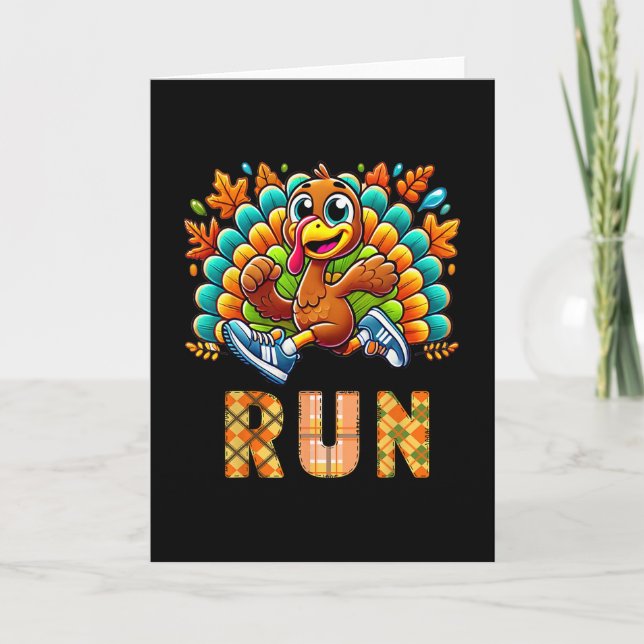 Carte Costume de Turkey Run pour la course de Thanksgivi (Devant)