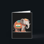 Carte Costume d'éléphant joli pour les couleurs et les a<br><div class="desc">Costume d'éléphant joli pour les amateurs de couleurs et d'animaux indiens</div>