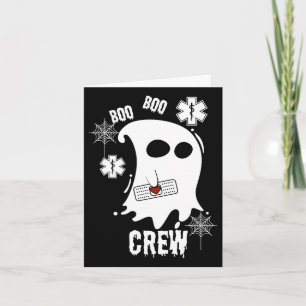 Carte Costume d'équipe de secouriste fantôme Boo Mignon 