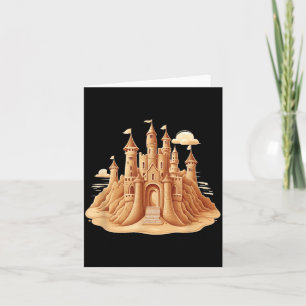 Carte Costume d'événement de château de sable pour garço