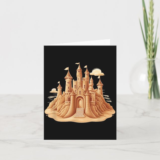 Carte Costume d'événement de château de sable pour garço (Devant)