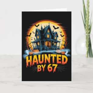 Carte Costume d'Halloween de 67 Meme hanté par 6-7 Brain