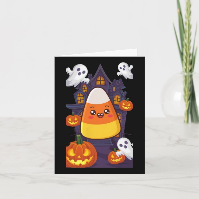 Carte Costume d'Halloween de maïs (Devant)