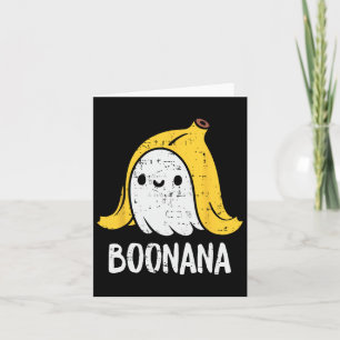 Carte Costume d'Halloween de Nana fantôme mignon pour en