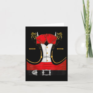 Carte Costume d'Halloween Mariachi mexicain Charro Cinco